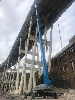 COPY IMAGE - Making Way for Genoa's New Morandi Bridge, Italy Making Way for Genoa's New Morandi Bridge, Italy